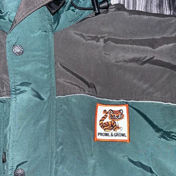 Vintage 90s North End Tiger Patch Essential Outdoors Jacket Mens XL - Picture 3 of 5